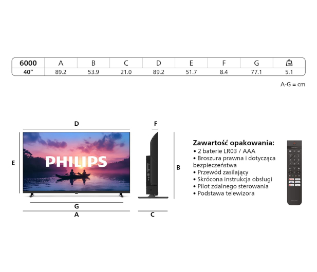 Philips 40PFS6000 40" LED Full HD Titan OS - 1335597 - zdjęcie 14